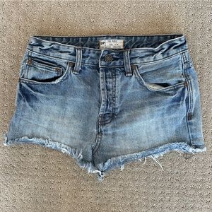 Free People Shorts w/raw hem